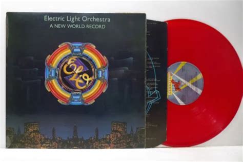 Electric Light Orchestra Elo A New World Record Red Vinyl Lp Jetlp