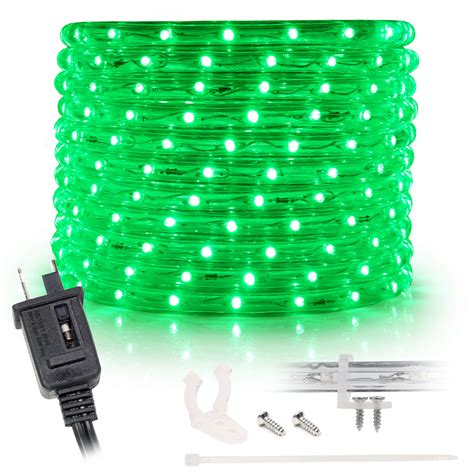 10 Green Led Rope Light Home Outdoor Christmas Lighting Wyz Works