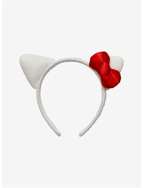 Hello Kitty Ears Cosplay Headband Hot Topic