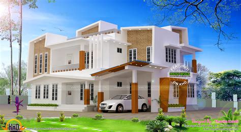 243 Sq M Modern Contemporary House Kerala Home Design And Floor Plans