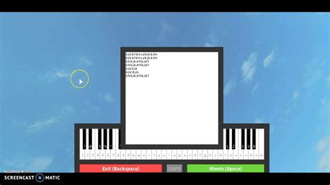 Among Us Roblox Piano Sheet