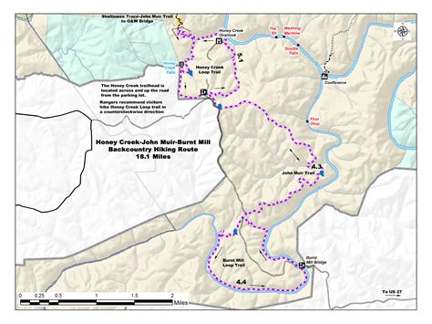 Big South Fork And John Muir Trail Map Ubicaciondepersonascdmxgobmx