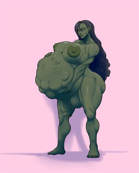 Rule 34 Barefoot Belly Ber00 Big Belly Female Flaccid Futanari Grin