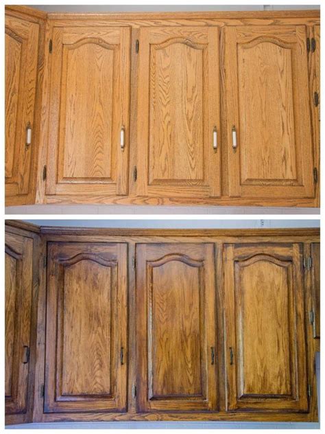 I Really Enjoy All Of This Kitchen Revamp Staining Oak Cabinets