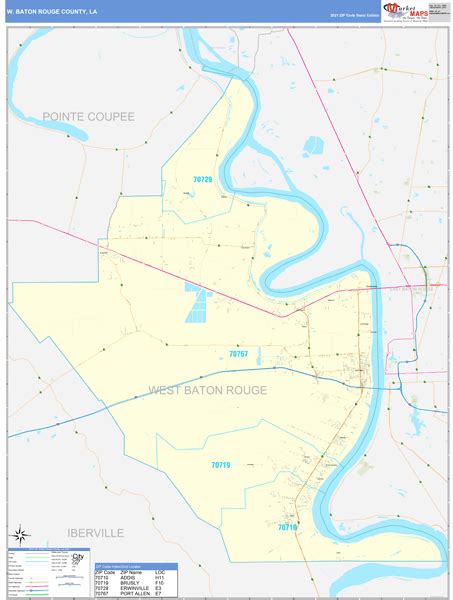 Baton Rouge Msa Zip Code Map