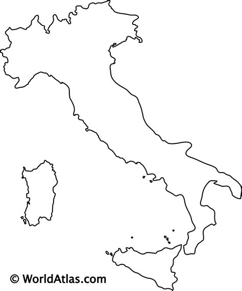 Mapas De Italia Atlas Del Mundo
