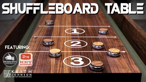 5 Day Build Shuffleboard Table With Bourbon Moth And Nick Key