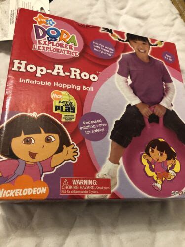 Nick Jr Sports Hop A Roo Bouncing Ball Dora The Explorer Pink Girls