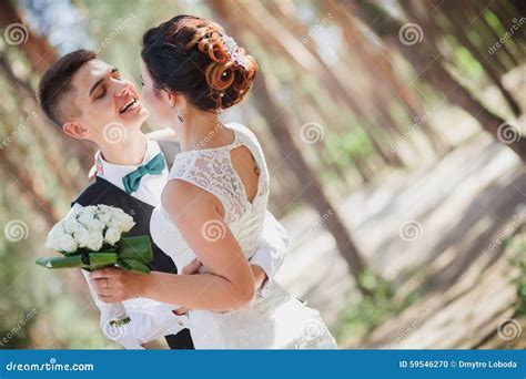 Funny Bride And Groom Stock Photo Image Of Group Crazy 59546270