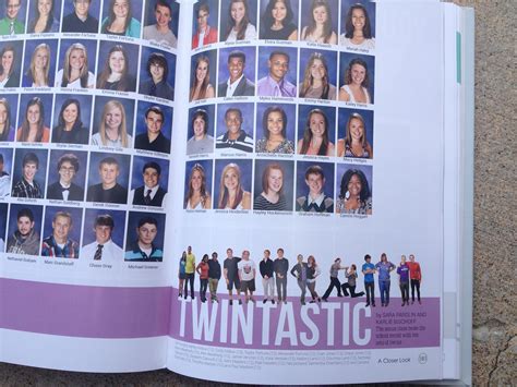 One Year Our Yearbook Had A Pic Of All The Twins Sitting On The