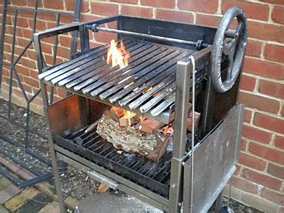 Outdoor fire pit kettle grills ball shaped grills hambeurger grills simple grills camping grill gas grills party big grill smoker charcoal pizza oven bbq xshape camping equipment foldable collapsible barbeque charcoal bbq grill. Adjustable Height Wood Grill | Wood grill, Custom bbq ...