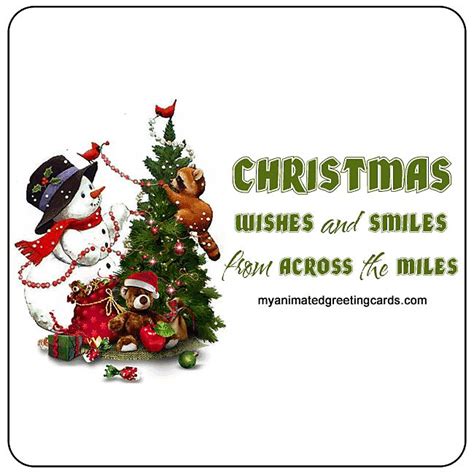 Christmas Wishes And Smiles From Across The Miles