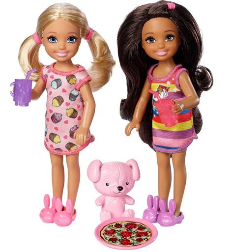 Barbie Club Chelsea Slumber Party Dolls And Accessories 2 Pack Barbie