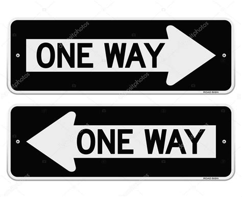 One Way Sign Stock Vector Image By ©zager 25934959