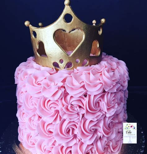 Princess Queen Buttercream Cake Buttercream Cake Birthday Cake