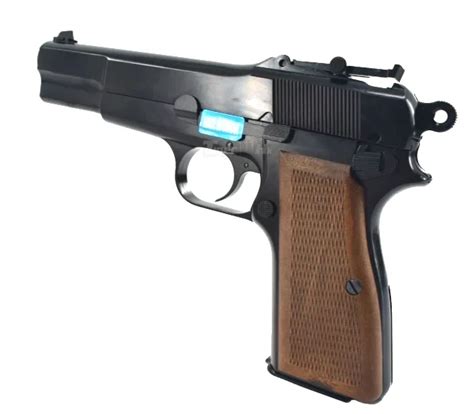 We Hi Power Mark Iii Browning M1935 Gbb Pistol With Stock Black