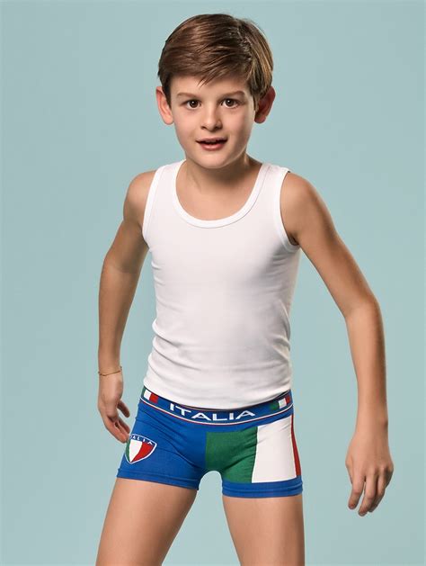 Boy World Cup Boxer Italy Blue Focenza