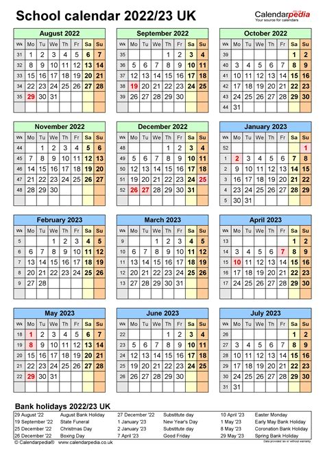 Calendars 2022 23 Uk Free Printable Pdf Templates Riset