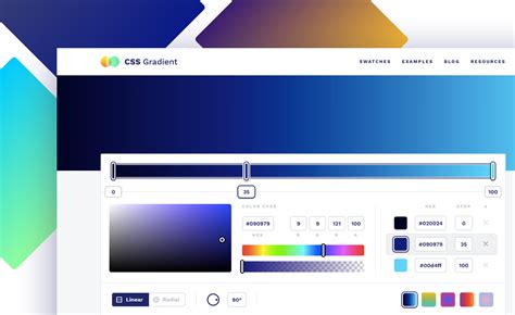 You can choose up to what extent you want to make the element transparent. CSS Gradient is a web tool that allows you to get creative ...
