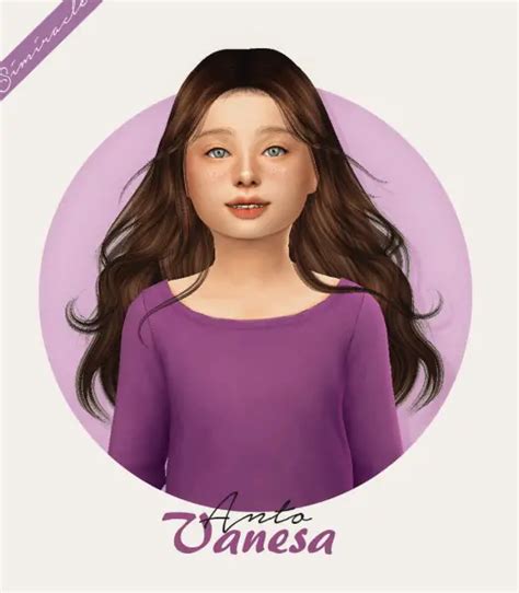 Simiracle Anto Milano Kids Version ♥ Simfileshare Kids Hairstyles Sims