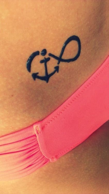Anchor, love, and an r, m, or c = perfection color white, black, or gray. 80+ Infinity Symbol Tattoos Ideas