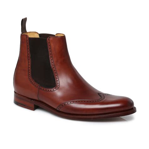 Propet troy men's leather ankle boots. Barker Rosewood Leather Luxembourg Mens Chelsea Boots Size ...