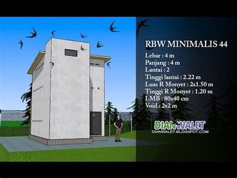 4x2 pintu sekat 1 : Desain Gedung Walet Minimalis 4x4 2 Lantai Paket Hemat ...