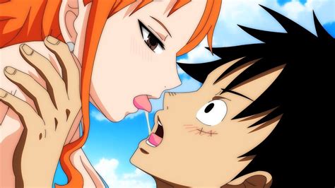 Nami X Luffy Kiss Luffy Luffy X Nami Anime Book Sexiezpix Web Porn