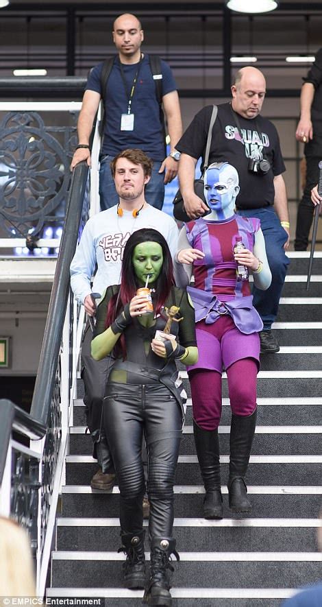 comic book fans dress up as superheroes for uk convention daily mail online