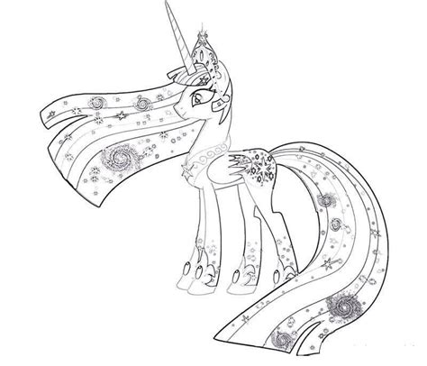 Amazing Princess Celestia Coloring Page Coloring Pages