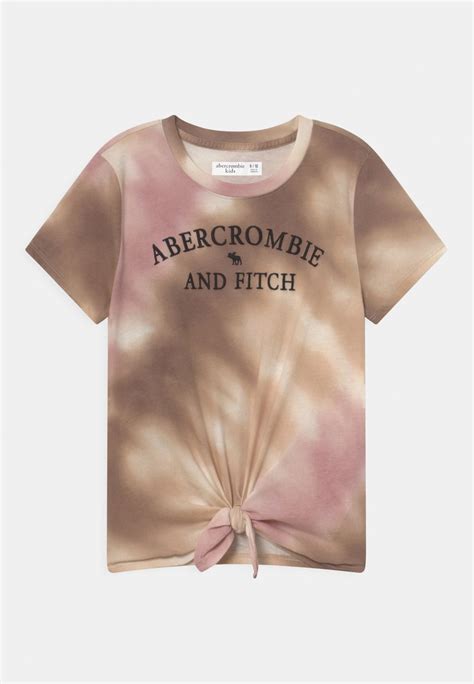 Abercrombie And Fitch Best Back Core Tee Print T Shirt Tanbeige