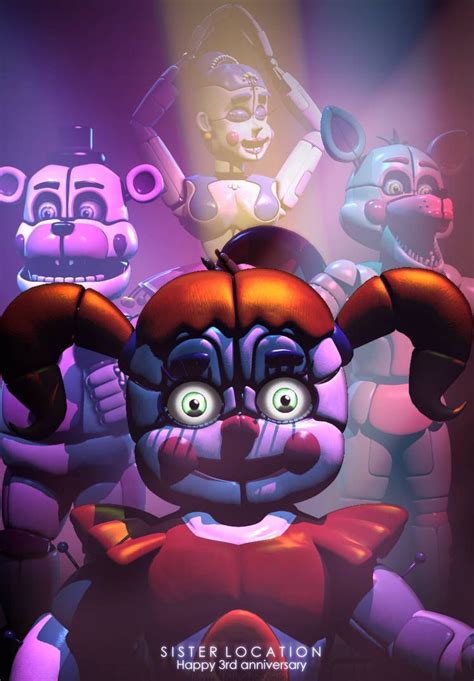 Fnaf Sfmcollab Happy Anniversary Fnaf Sl By Aftonproduction On