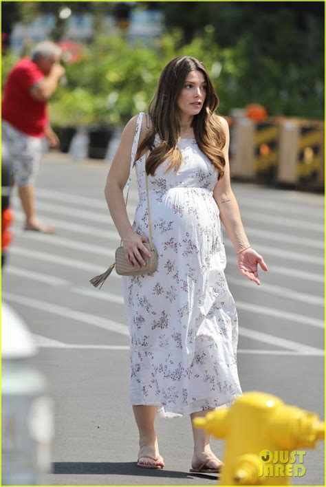 Pregnant Ashley Greene Buys Some Flowers For Her Garden Ahead Of