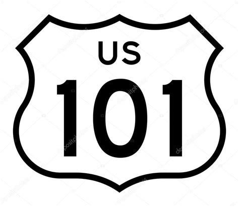 Us Route 101 Highway Sign — Stock Photo © Speedfighter17 4251126