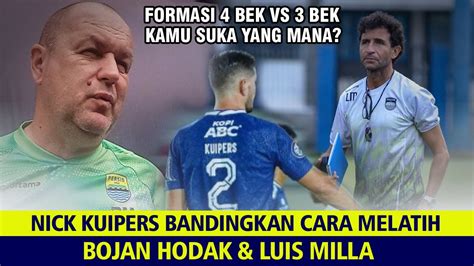 Nick Kuipers Bandingkan Cara Melatih Bojan Hodak Dan Luis Milla