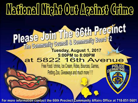 Karmabrooklyn Blog 66th Precinct National Night Out Against Crime