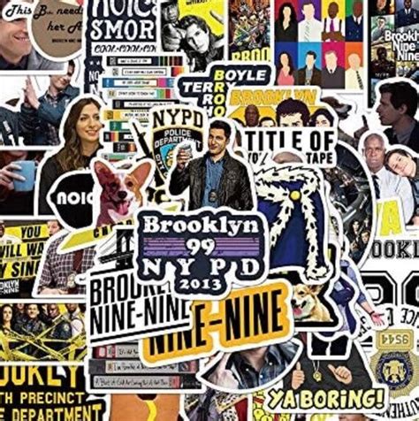 Brooklyn 99 Stickers 5 Pack Etsy