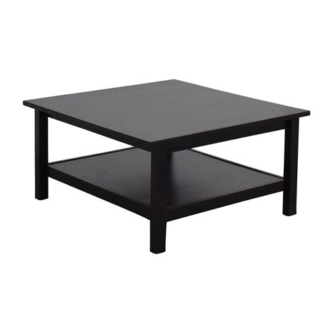 People that buy this use it together with a large one. 66% OFF - IKEA IKEA Brown Square Coffee Table / Tables