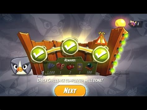 Angry Birds Silver Slam Friday Complete Boss Level Daily Challenge Gameplay Youtube