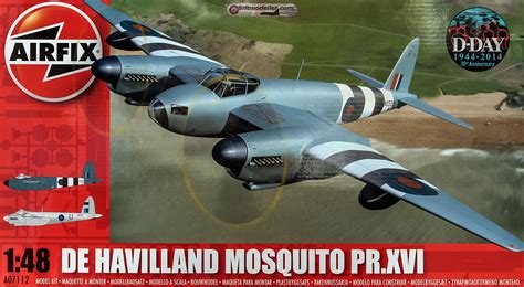 Airfix 148 De Havilland Mosquito Prxvi In Box Review 121014 Youtube