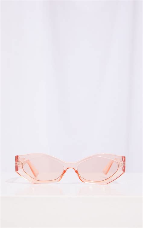 Light Pink Cat Eye Sunglasses Accessories Prettylittlething Usa