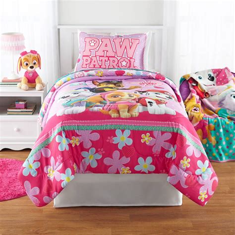 Paw Patrol Girl Bedding Set Twinfull Comforter Best Pup Skye Pals