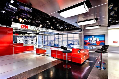 Cnn operates as a division of turner broadcasting system, which is a subsidiary of warner media. CNN Studio A/B - Washington Broadcast Set Design Gallery