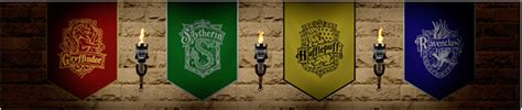 Harry Potter Animation Hogwarts House Banners On Behance