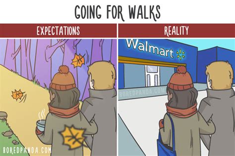 the difference between relationship expectations vs the reality in 20 illustrations bored panda