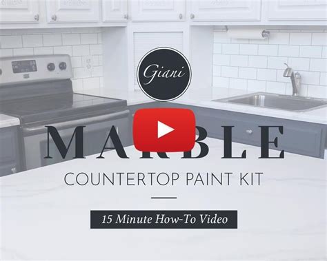 *giani granite gifted a marble countertop paint kit for us to try, but all opinions are our own. Giani Marble Countertop Paint Kit | Painting countertops ...