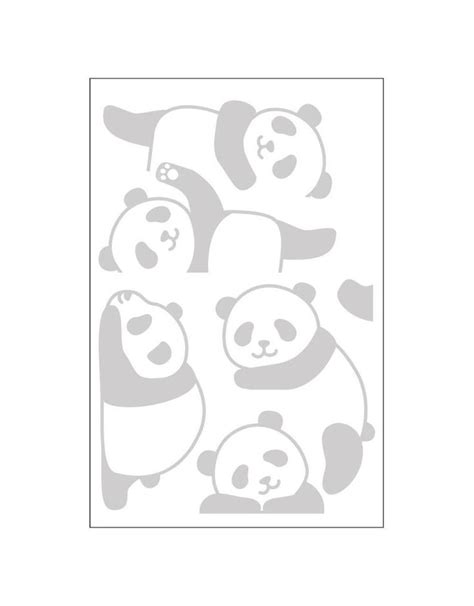 Panda Wall Decals Panda Light Switch Decal Simple Panda Etsy Canada