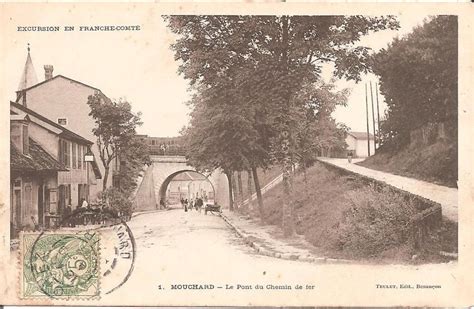 Mouchard Mouchard Le Pont Du Chemin De Fer En Carte