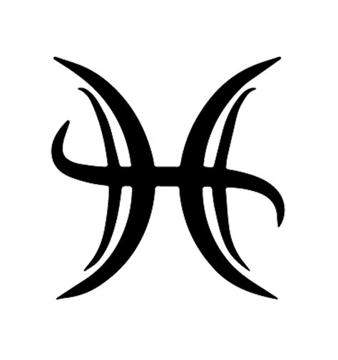 Pisces Symbol SVG Zodiac SVG Astrology Sign Cricut Cut Etsy
