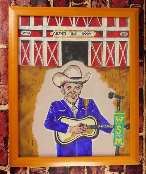 Ernest Tubb Folk Art Painting Grand Ole Opry Texas Troubadour Country